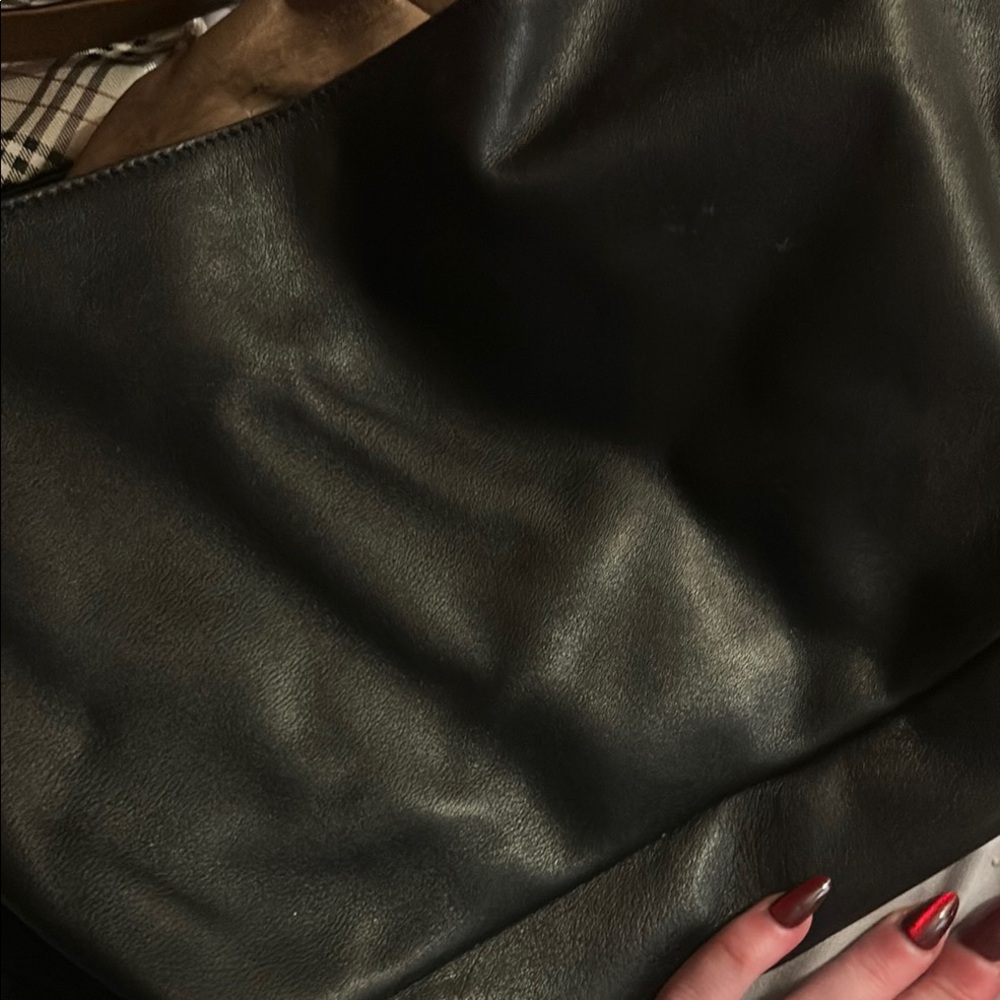 Black Leather Handbag